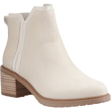 (Brown, 4 (Adults')) TOMS Hailey Leather Women's Beige Boots