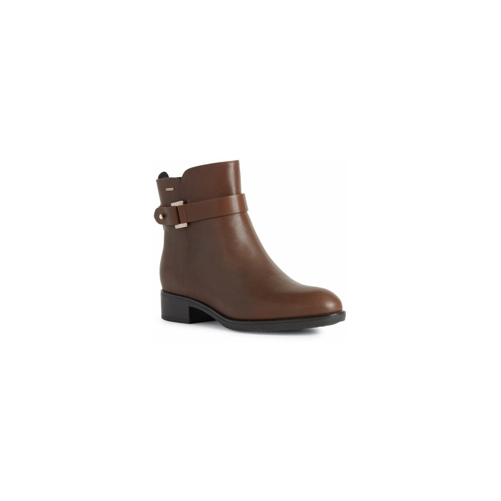 Geox (Brown, 6 (Adults')) Felicity Leather Women's Brown Boots