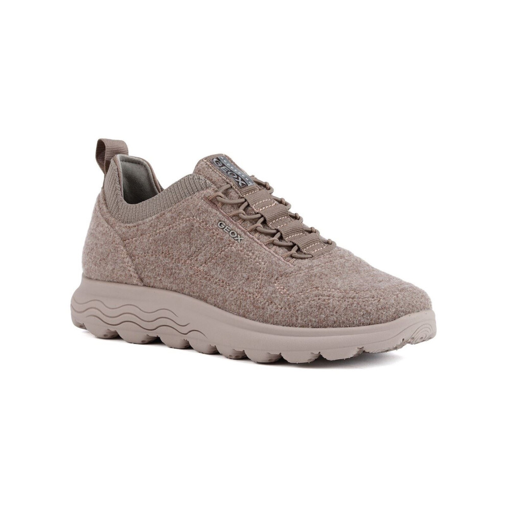 Geox (, 7.5 (Adults')) D Spherica A Wool Blend Women's Dark Rose Trainers Red