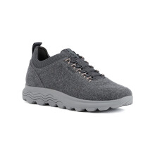 (Grey, 7.5 (Adults')) Geox D Spherica A Wool Blend Women's Anthracite Trainers
