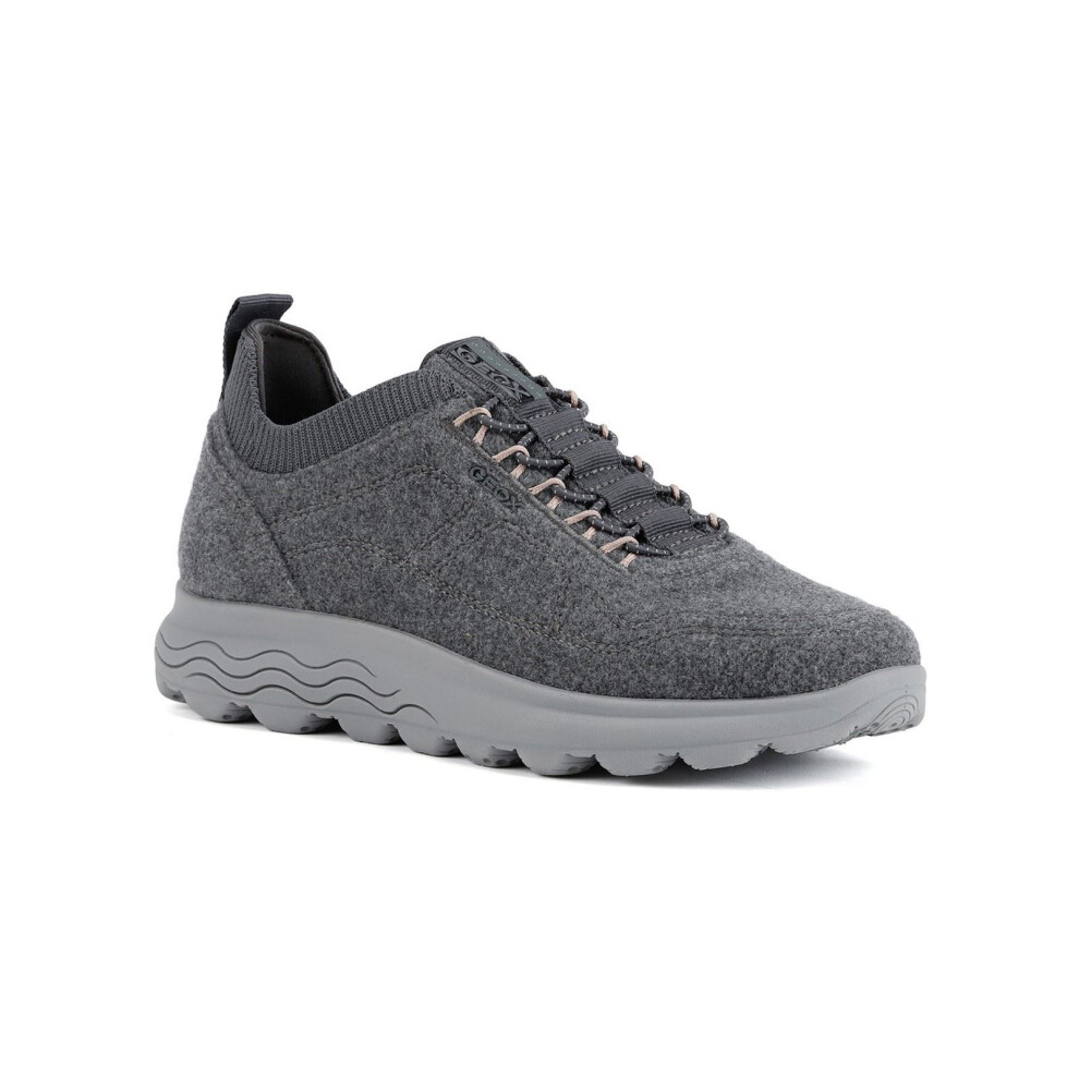 Geox (, 7.5 (Adults')) D Spherica A Wool Blend Women's Anthracite Trainers Grey