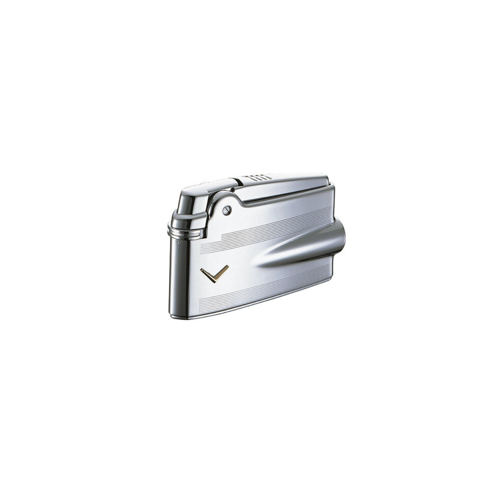 Ronson Premier Varaflame Flint Action Gas Lighter Polished Chrome