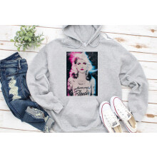 (Medium, Grey) Blondie Debbie Harry 70s 80s Rock Black Grey Men Women Unisex Hoodie
