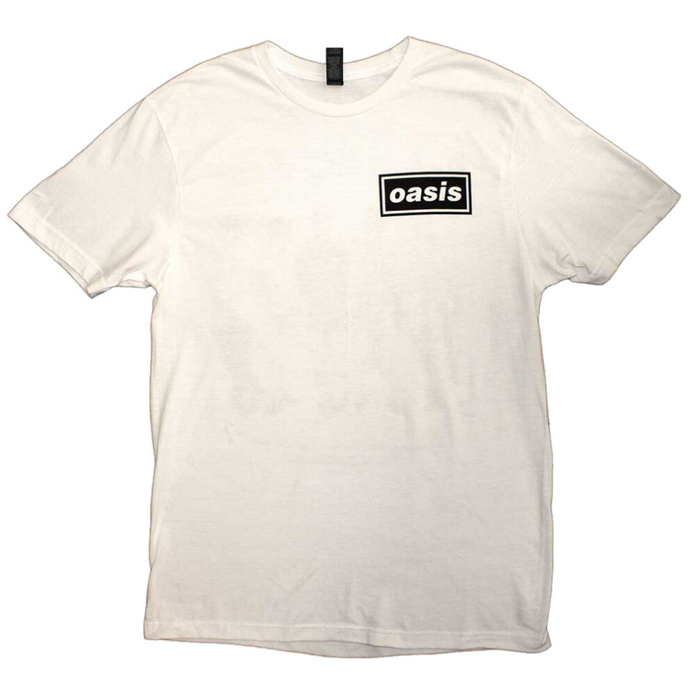 (S, White) Oasis Definitely Maybe Promo T Shirt