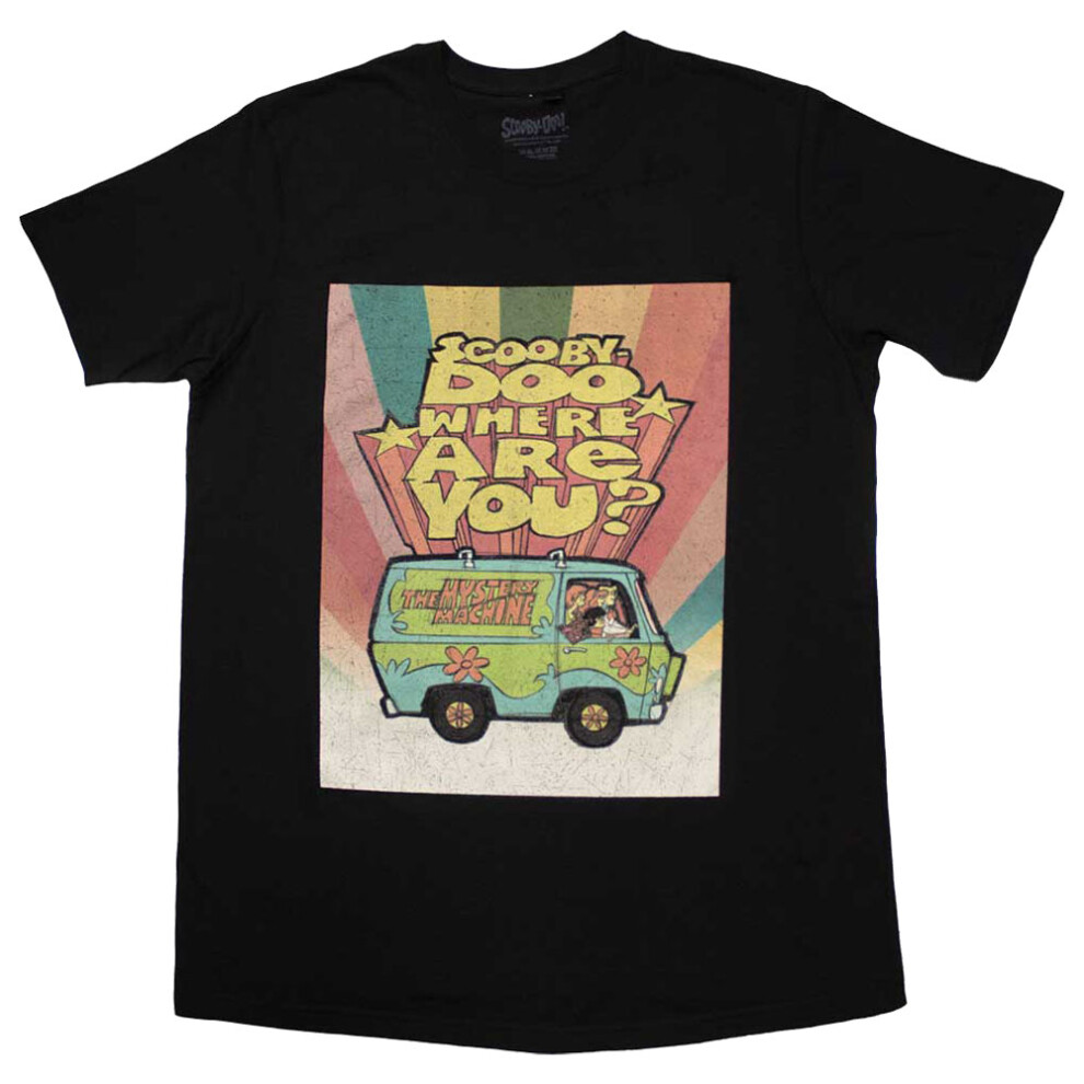 (S, Black) Scooby Doo Where Are You T Shirt