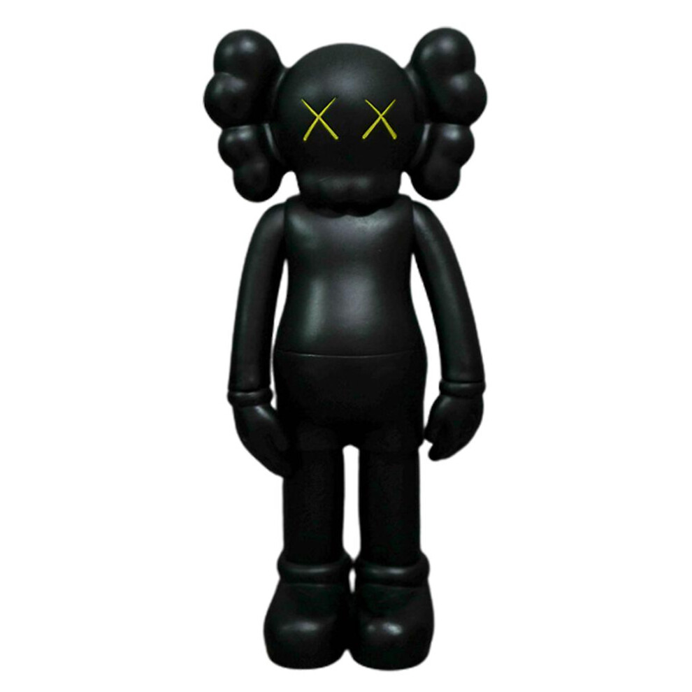 (Black) Kaws Figures Trendy Collectible Model Art Doll Toys Home Table Decoration Shelf Ornaments Birthday Gift For Kids Adults