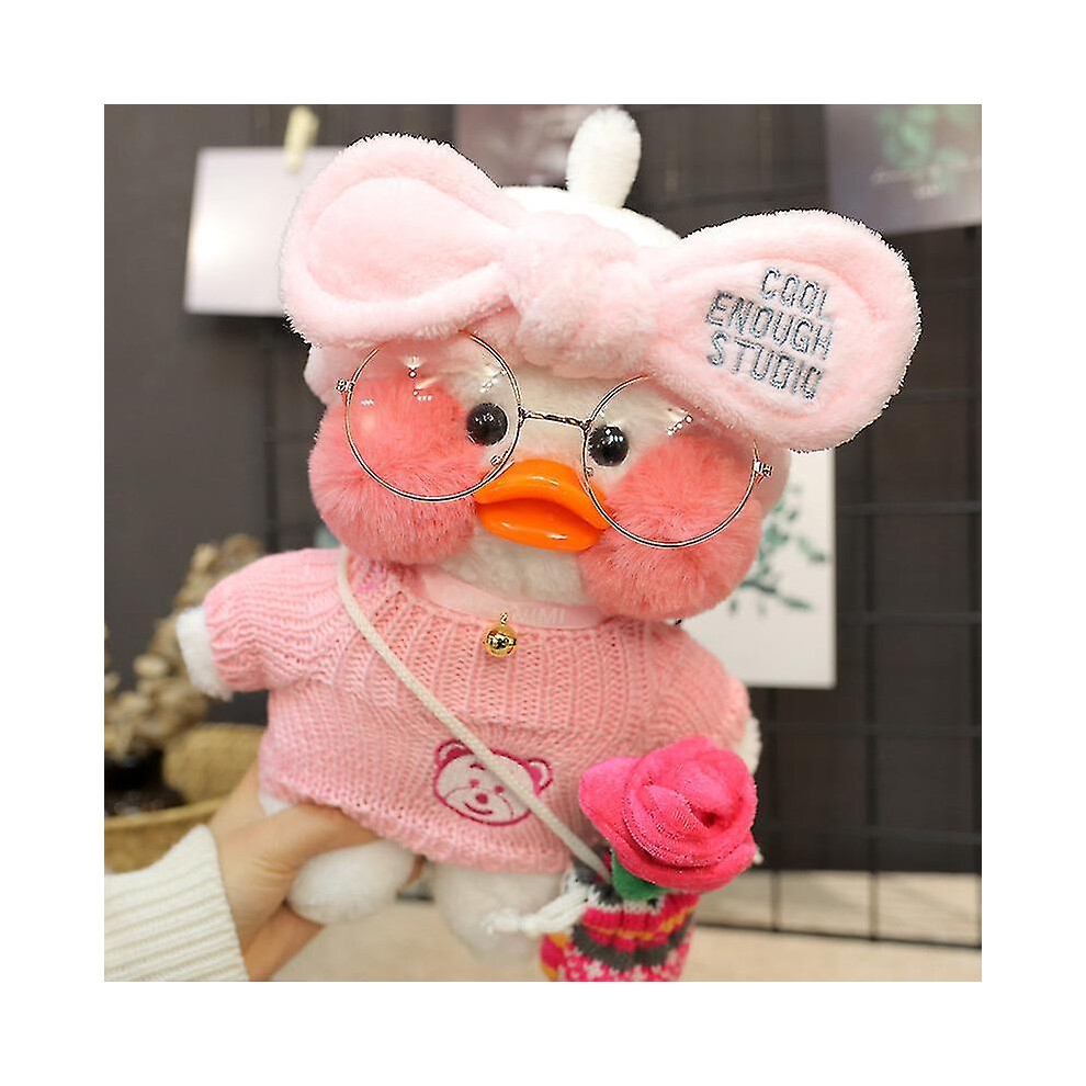 (03) 30cm Wearing Huronic Acid Little Yellow Duck Doll Lalafanfan Duck Ducks Doll