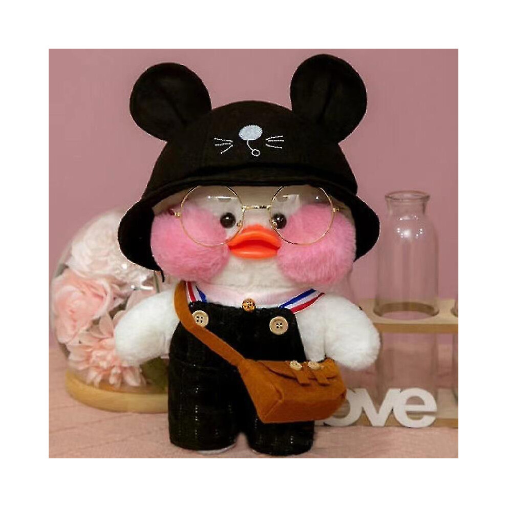 (02) 30cm Wearing Huronic Acid Little Yellow Duck Doll Lalafanfan Duck Ducks Doll