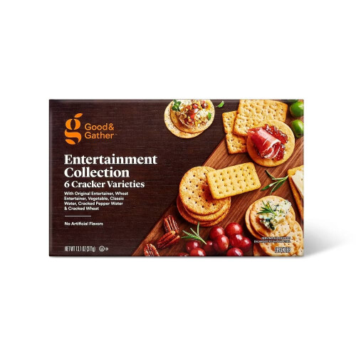Good & Gather Entertainment Collection Cracker Variety 13.1oz