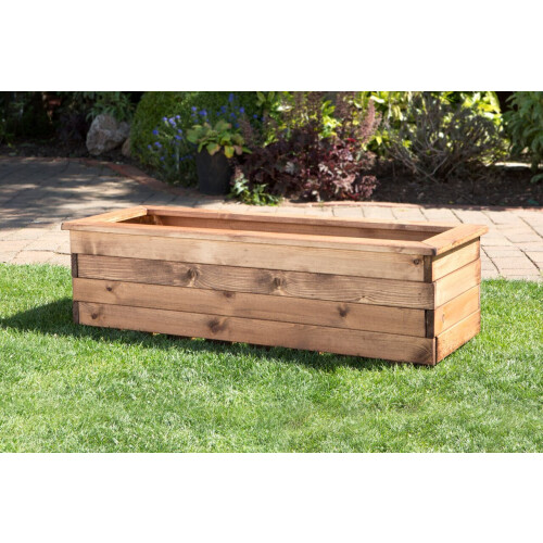 (Regular) Wooden Trough Planter. Classic and Traditional. 1