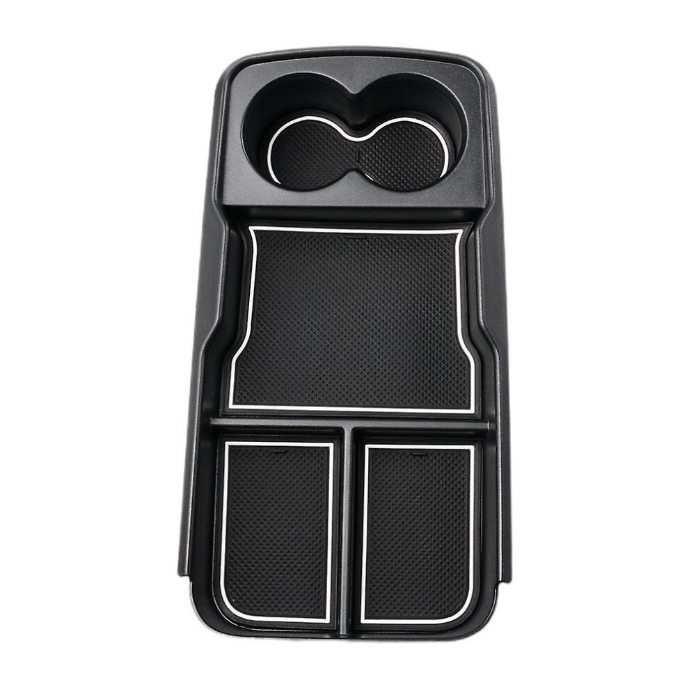 For Kia Ev6 2022-23 Abs Interior Armrest Console Central Storage Black