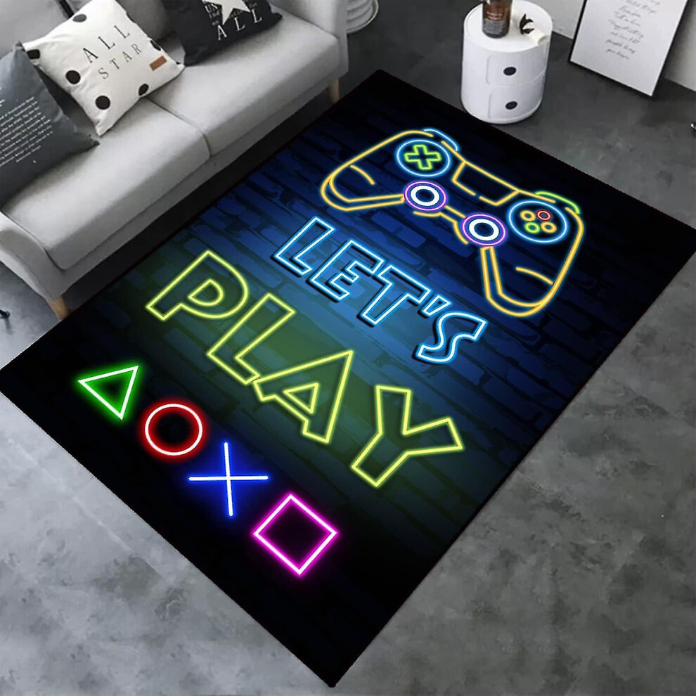 (Game 10, 60x90cm) Gaming Area Rugs For Boys Cool Game Style Bedroom Gamer Rug Boys Room Decor Video Games Bedroom Carpet For Teens