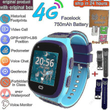 (style 12, European Version) 4g Kids Smart Watch Gps Wifi Video Call With Face-lock Sos Tracker Ip67 Waterproof Children's Smartwatch  Vs Y95 A36e 4g