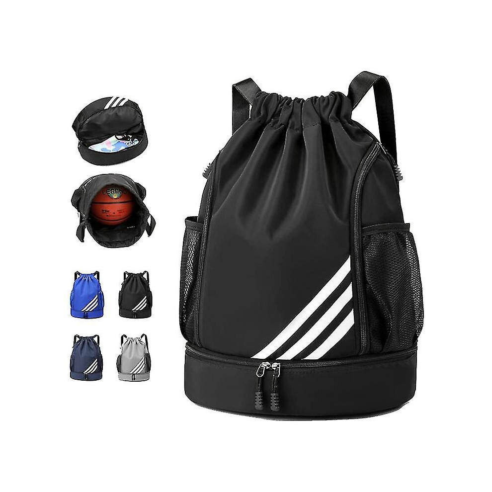 (Purple) 2023 New Design Sports Backpacks Multi-pocket Large Capacity Waterproof And Durable Drawstring Backpack