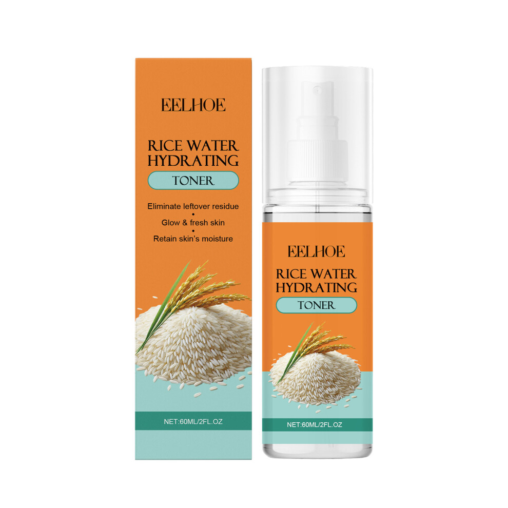 (60ml Toner) Eelhoe Rice Moisture Rich Facial Skincare Products For Revitalizing And Radiant Skin