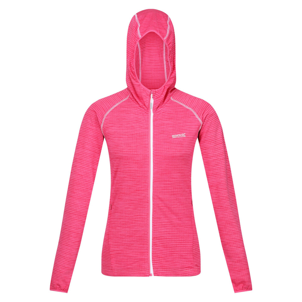 (12 UK, Flamingo Pink) Regatta Womens/Ladies Yonder Full Zip Hoodie