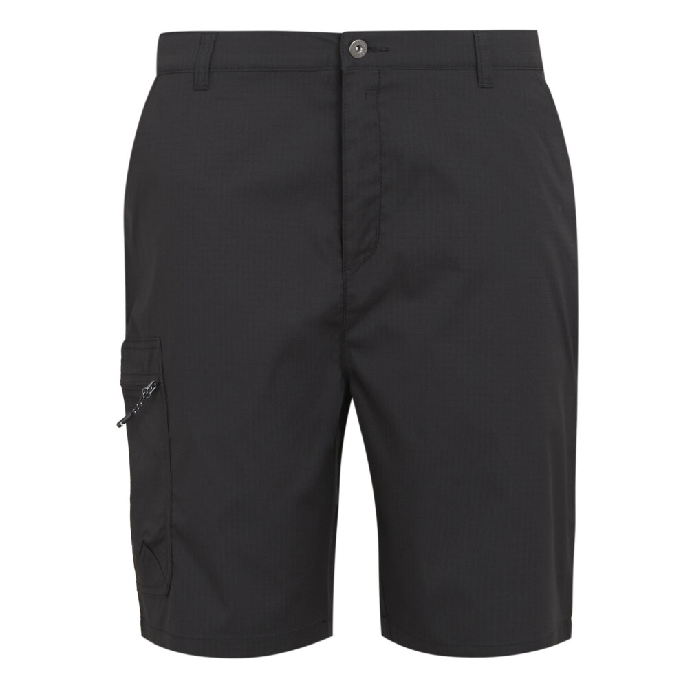 (40R, Black) Regatta Mens Dalry Multi Pocket Shorts