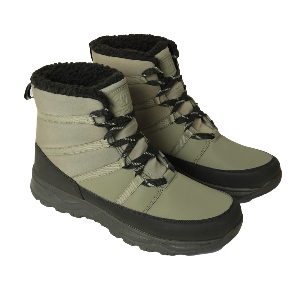 (8 UK, Khaki Green) Animal Mens Filey Snow Boots