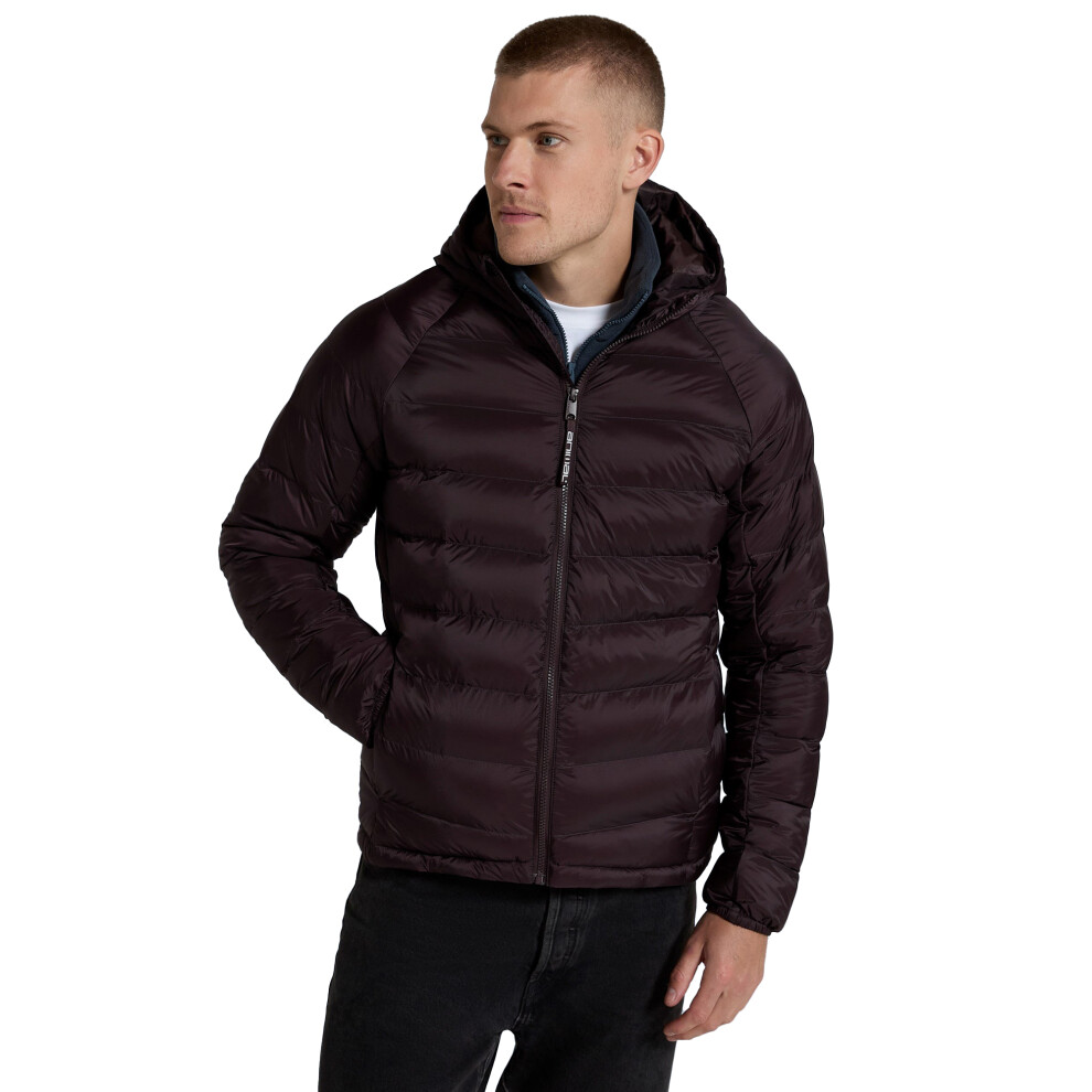 (L, Dark Red) Animal Mens Cloud Cosi Light Padded Jacket