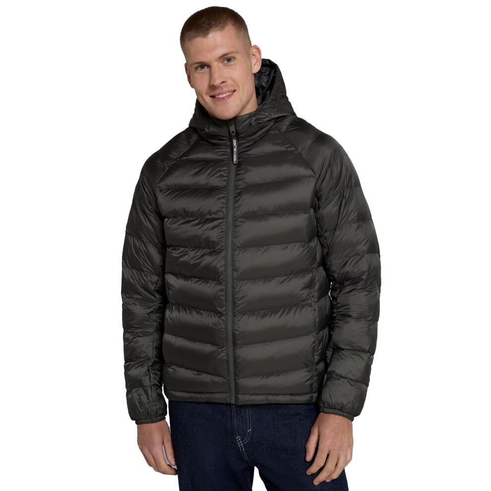 (M, Dark Khaki) Animal Mens Cloud Cosi Light Padded Jacket