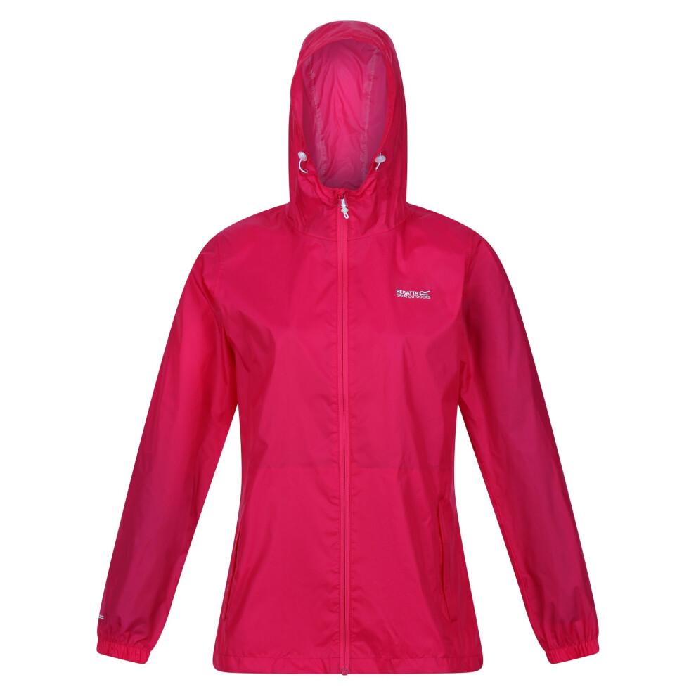 (8 UK, Pink Potion) Regatta Womens/Ladies Pack It III Waterproof Jacket