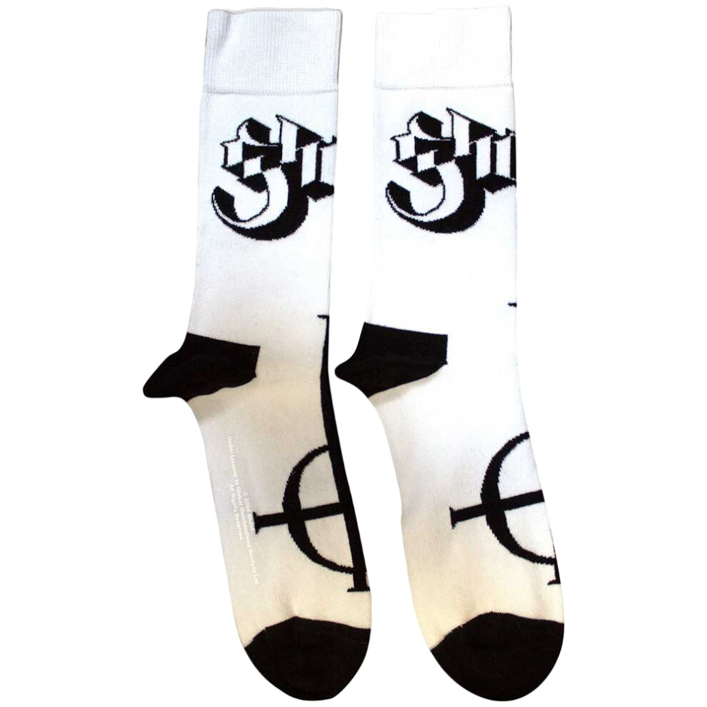Ghost Men's Black Unisex Adult Symbol Ankle Socks