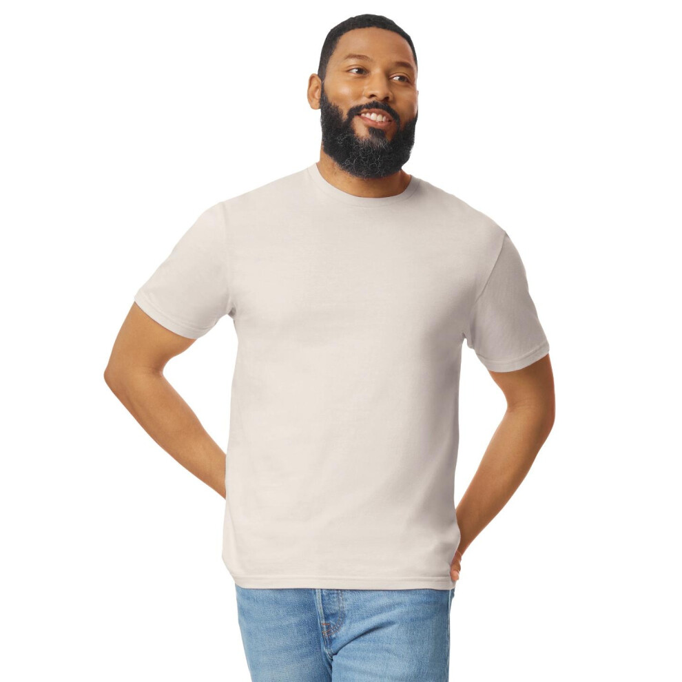 (3XL, Sky) Gildan Mens Short Sleeve Soft-Style T-Shirt