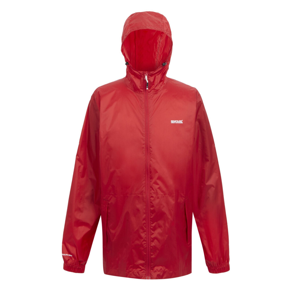 (L, Danger Red) Regatta Mens Pack It III Waterproof Jacket