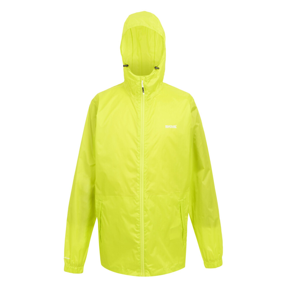 (S, Citron Lime) Regatta Mens Pack It III Waterproof Jacket