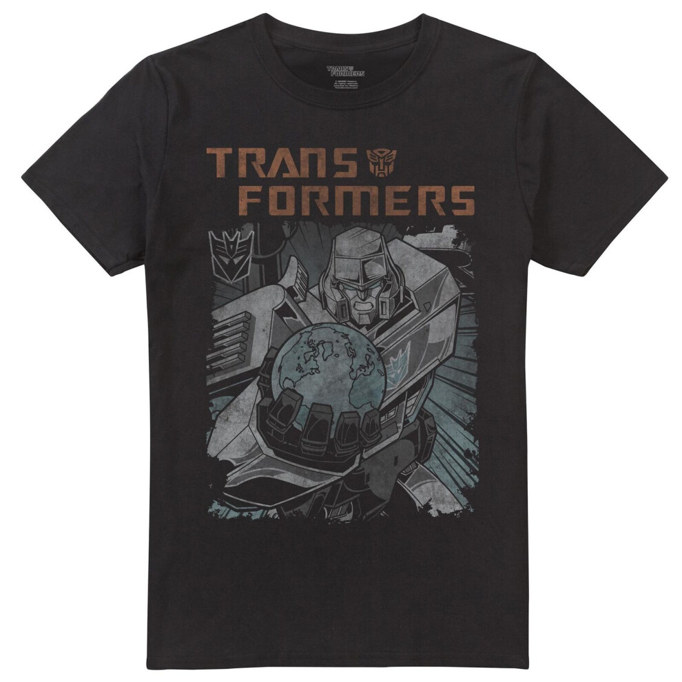 Transformers Mens Megatron Planet T-Shirt