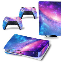 (Magic Starry Sky) Ps5 Sticker Vinyl Skin Decals For Playstation 5 Console Controller Decor Gift