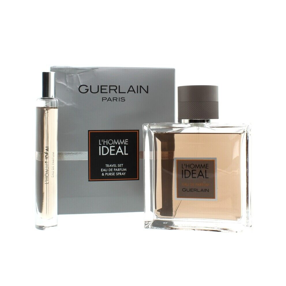 Guerlain Paris L'Homme Travel Gift Set EDP 100ml & Purse Spray 10ml