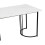 140x80cm Metal Frame Rectangular Dining Table (1-pcs), Adjustable Feet 8