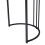 140x80cm Metal Frame Rectangular Dining Table (1-pcs), Adjustable Feet 9