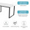 140/180x80x75cm Dining Table Telescopic Table, with Marble Patterns 3