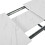 140/180x80x75cm Dining Table Telescopic Table, with Marble Patterns 7
