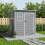 Living And Home 6 x 6FT Durable PP Storage Shed with Pent Roof, Window, Vent 2
