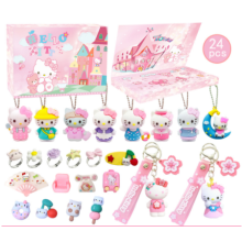 Christmas Hello Kitty 24 Days Countdown Advent Calendar Surprise Gift