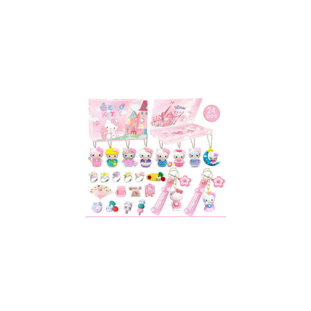 Christmas Hello Kitty 24 Days Countdown Advent Calendar Surprise Gift