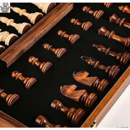 Foldable Wooden Chess Set 39cm 1
