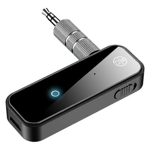 Bluetooth 5.0 Transmitter And Receiver, 2-in-1 Wireless 3.5mm Adapter 2 Devices Simultaneously Bluetooth 5.0 Transmitter for Tv/home Sound System/car