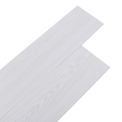 Living And Home 42Pcs Light Grey Wood Grain PVC Self-Adhesive Flooring 2