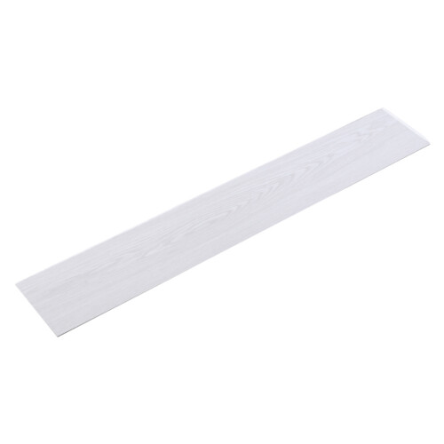Living And Home 42Pcs Light Grey Wood Grain PVC Self-Adhesive Flooring 1