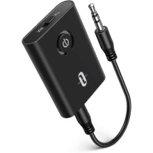 Bluetooth 5.0 Transmitter/receiver, Can Connect 2 Devices Simultaneously Wireless 3.5mm Audio Adapter