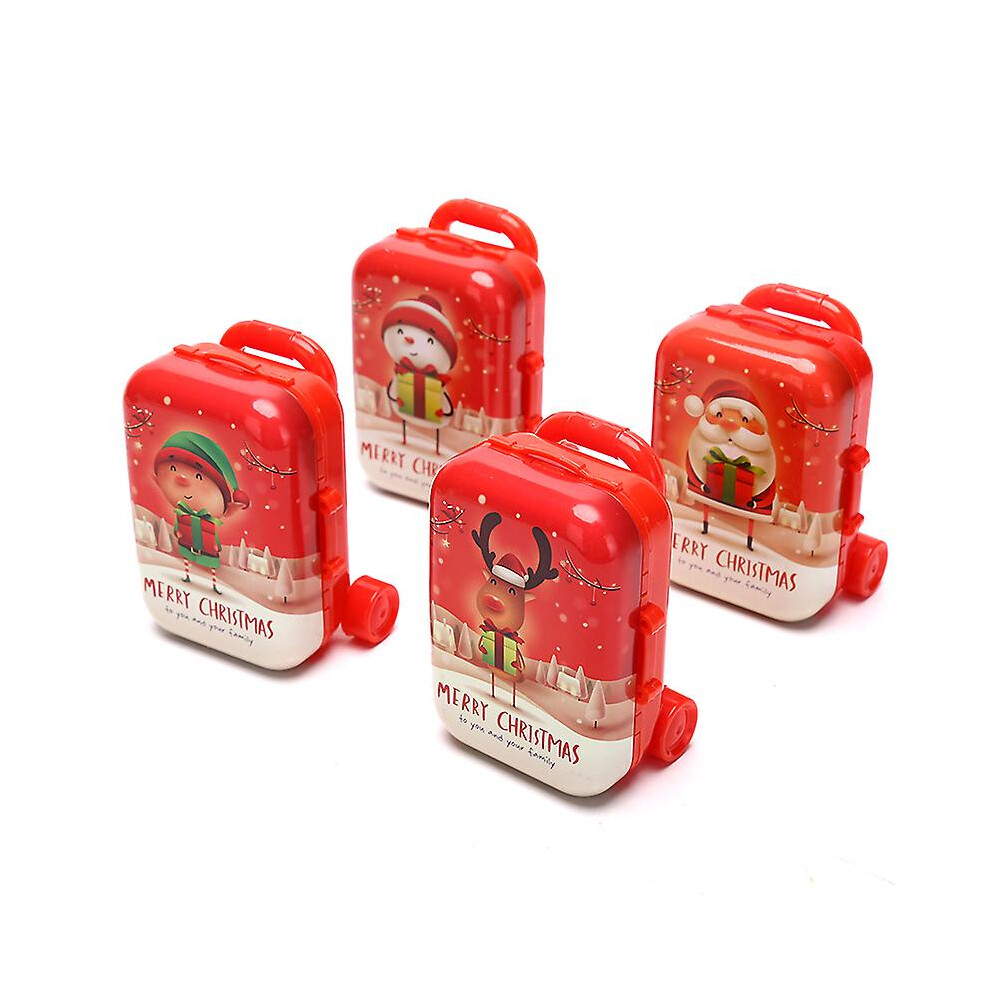(Elk) Metal Mini Suitcase For Dolls Miniature Toys Trunk Dollhouse Decor Jewellery Box