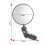 Bike Mirror, Convex Mirror with Adjustable Handlebar Installation 3
