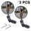 Bike Mirror, Convex Mirror with Adjustable Handlebar Installation 1