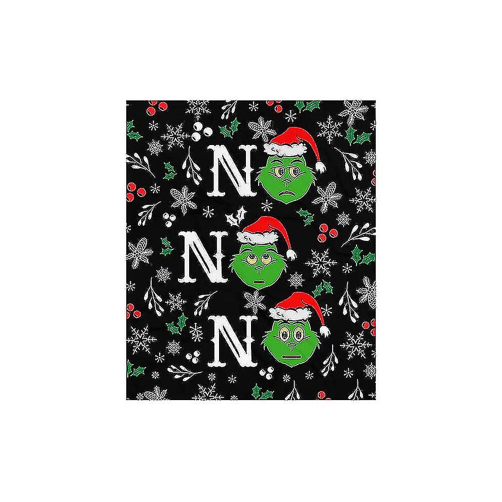 (100*150, C) The Grinch Theme Printed Soft Fll Blanket Home Conditing Bed Sofa Throw Blanket-image-OPC-PFP2GJN-NEW