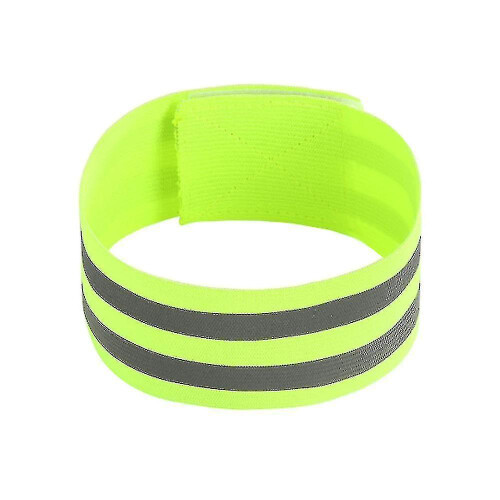 Reflexband - Kardborreband Med Reflex - Universell Gul 1