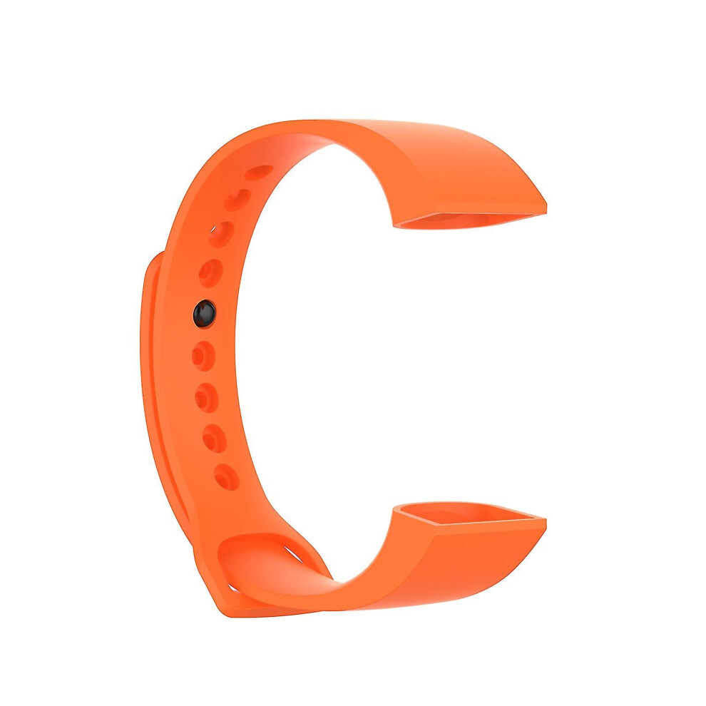 (Orange) Wrist Watch Strap Compatible Redmi/Compatible Xiaomi Mi Band 4C Thickened Safe Tpu Replacement Smart Wristwatch Strap Kaesi Orange 7305602050310